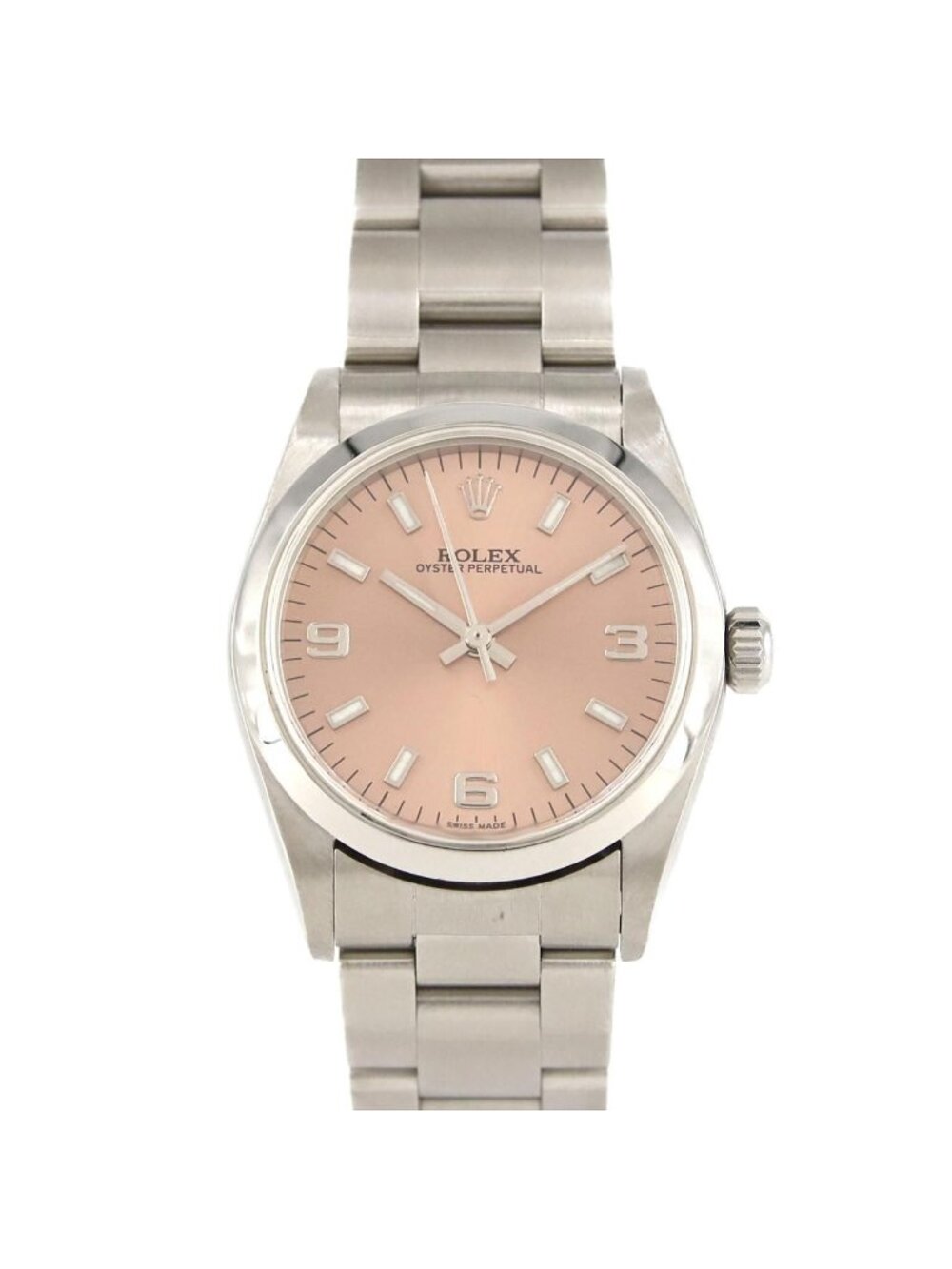 Rolex Oyster Perpetual SS Automatic Winding P Number Watch